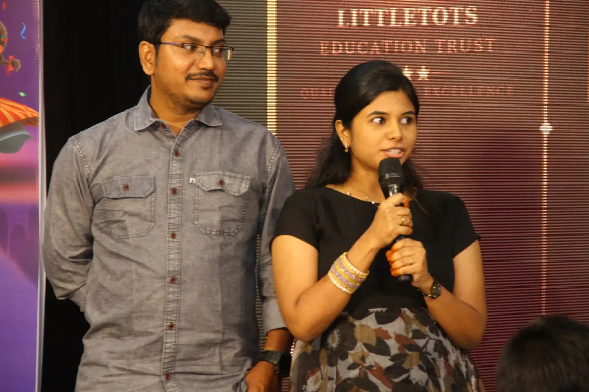 Parents speak at Annual Day