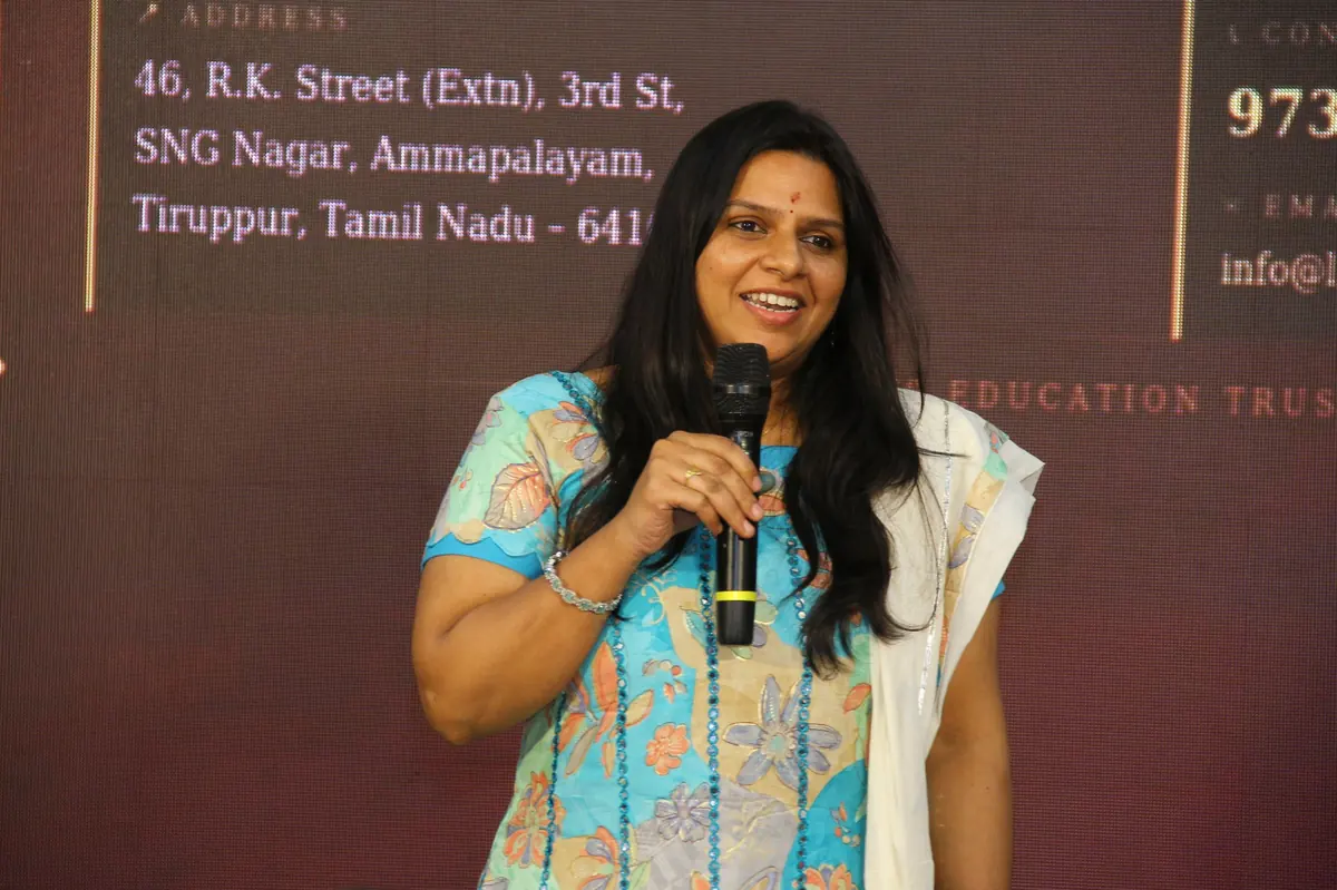 Sharing the stage at Annual Day